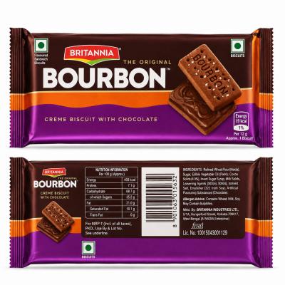 BRITANIYA BOURBAN CREME BISCUIT WITH CHOCOLATE - 150g
